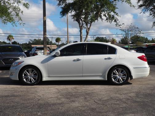 White Satin Pearl 2013 Hyundai Genesis 3.8