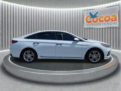 Quartz White Pearl 2018 Hyundai SONATA Sport