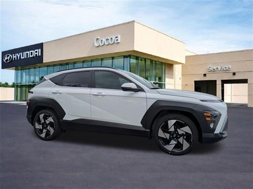 Atlas White 2026 Hyundai KONA Limited