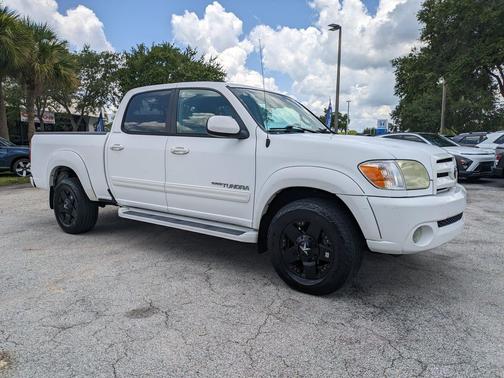 Natural White 2005 Toyota Tundra Limited Double Cab