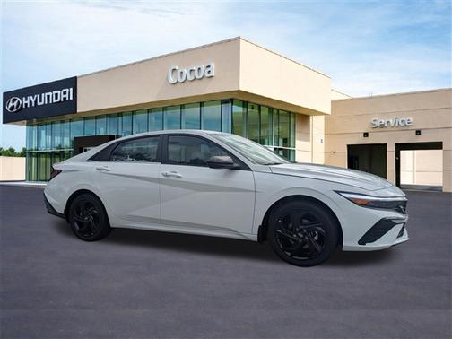 Serenity White 2026 Hyundai ELANTRA Sport