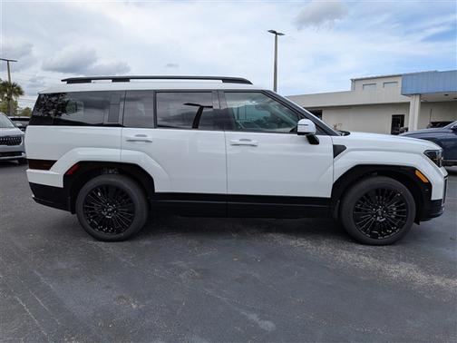 Serenity White 2026 Hyundai SANTA FE HEV Calligraphy