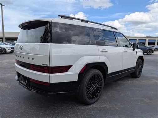 Serenity White 2026 Hyundai SANTA FE HEV Calligraphy