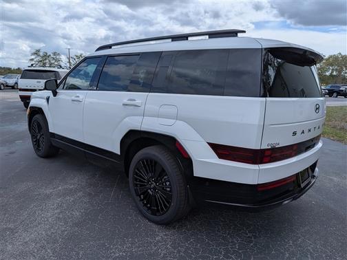 Serenity White 2026 Hyundai SANTA FE HEV Calligraphy