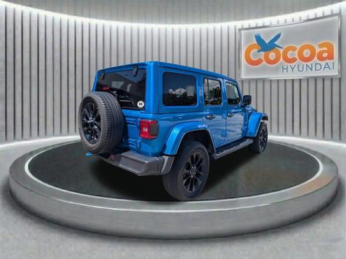 Hydro Blue Pearlcoat 2023 Jeep Wrangler 4xe Sahara