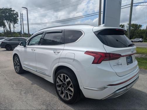 Quartz White 2022 Hyundai SANTA FE Calligraphy