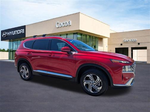 Calypso Red 2022 Hyundai SANTA FE SEL 2.4