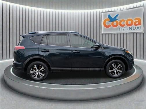 Blue 2017 Toyota RAV4 XLE