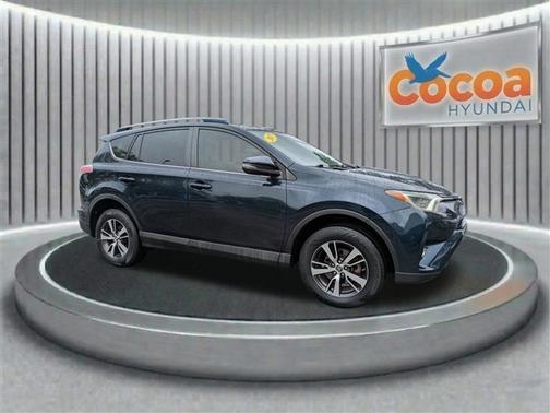 Blue 2017 Toyota RAV4 XLE