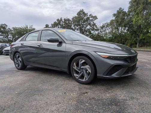 Amazon Gray 2025 Hyundai ELANTRA Sport