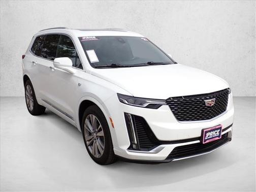 Crystal White Tricoat 2021 Cadillac XT6 Premium Luxury AWD