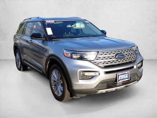 Iconic Silver Metallic 2022 Ford Explorer Limited