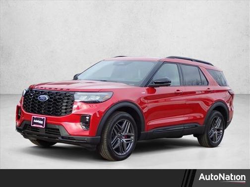 Rapid Red Metallic Tinted Clearcoat 2026 Ford Explorer ST-Line