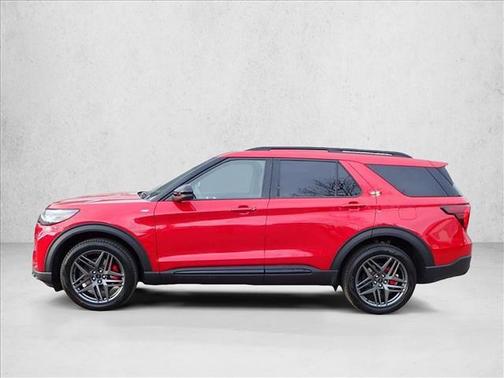 Rapid Red Metallic Tinted Clearcoat 2026 Ford Explorer ST-Line