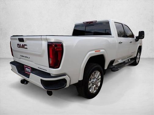 White Frost Tricoat 2023 GMC Sierra 3500 Denali