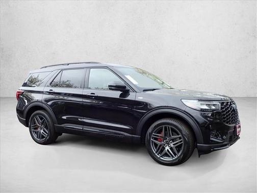 Agate Black Metallic 2026 Ford Explorer ST-Line