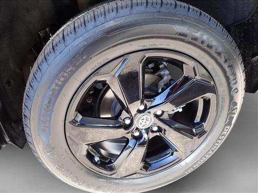 Silver Sky Metallic w/Black Roof 2019 Toyota RAV4 Hybrid SE