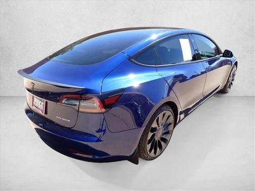 Deep Blue Metallic 2023 Tesla Model 3 Performance