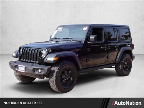 Black Clearcoat 2020 Jeep Wrangler Unlimited Willys 4x4