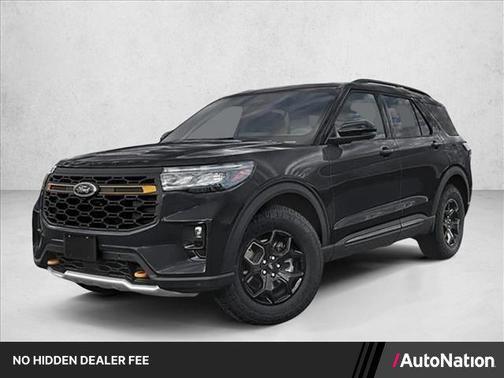 Agate Black Metallic 2026 Ford Explorer Tremor