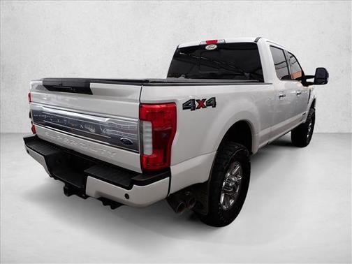 White Platinum Metallic Tri-Coat 2018 Ford F-350 Platinum