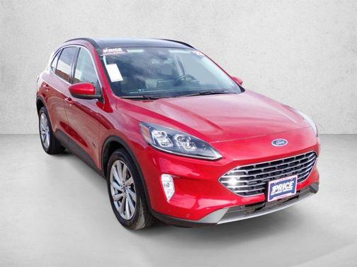 Rapid Red Metallic Tinted Clearcoat 2022 Ford Escape Titanium