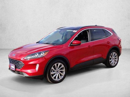 Rapid Red Metallic Tinted Clearcoat 2022 Ford Escape Titanium