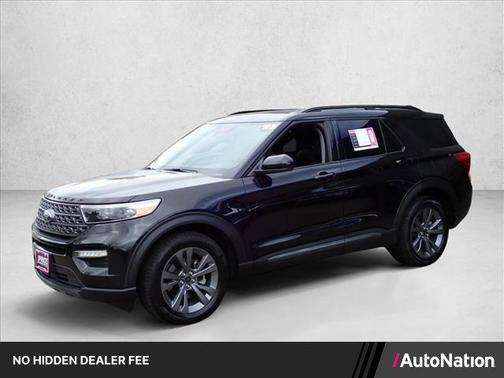Agate Black Metallic 2023 Ford Explorer XLT