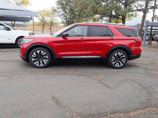 Rapid Red Metallic Tinted Clearcoat 2026 Ford Explorer Platinum