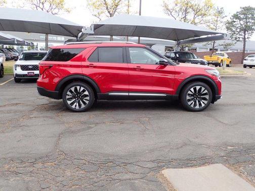 Rapid Red Metallic Tinted Clearcoat 2026 Ford Explorer Platinum