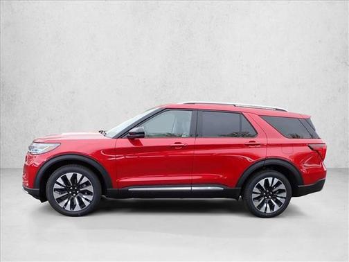 Rapid Red Metallic Tinted Clearcoat 2026 Ford Explorer Platinum
