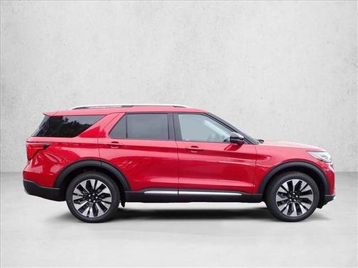 Rapid Red Metallic Tinted Clearcoat 2026 Ford Explorer Platinum