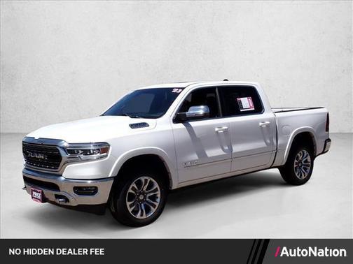 Ivory White Tri-Coat Pearlcoat 2023 RAM 1500 Limited