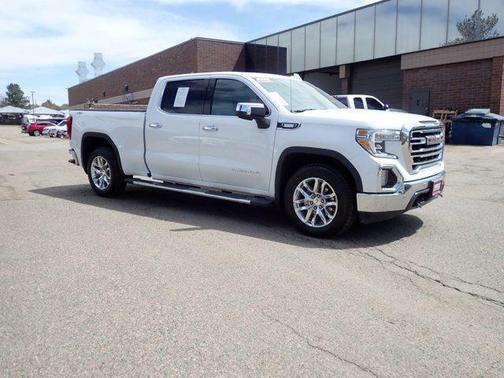 Summit White 2021 GMC Sierra 1500 SLT