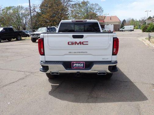 Summit White 2021 GMC Sierra 1500 SLT