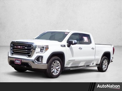 Summit White 2021 GMC Sierra 1500 SLT