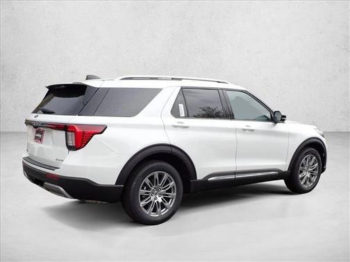 Star White Metallic Tri-Coat 2026 Ford Explorer Platinum