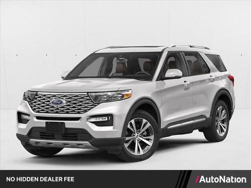 Star White Metallic Tri-Coat 2023 Ford Explorer Platinum