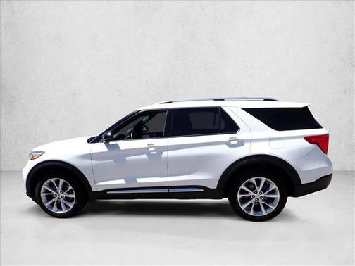 Star White Metallic Tri-Coat 2023 Ford Explorer Platinum
