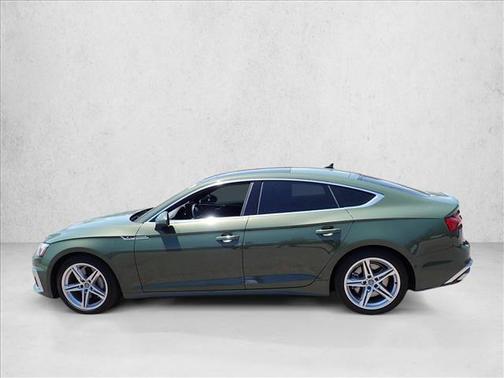 Green 2021 Audi A5 Sportback 45 S Line Prestige
