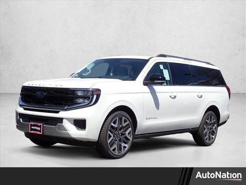 Star White Metallic Tri-Coat 2026 Ford Expedition Max Platinum
