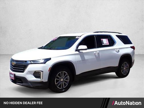 Summit White 2023 Chevrolet Traverse LT Cloth