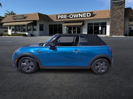 Island Blue Metallic 2022 MINI Convertible Cooper