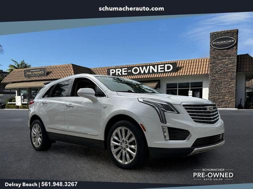 Crystal White Tri-Coat 2017 Cadillac XT5 Platinum