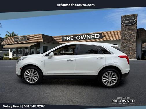 Crystal White Tri-Coat 2017 Cadillac XT5 Platinum
