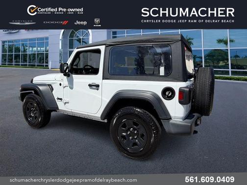 Bright White Clearcoat 2023 Jeep Wrangler Sport