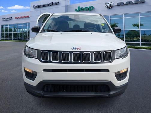 White Clearcoat 2018 Jeep Compass Sport