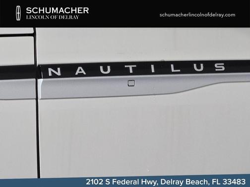 White Platinum Clearcoat Metallic 2026 Lincoln Nautilus Premiere