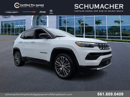Bright White Clearcoat 2023 Jeep Compass Limited