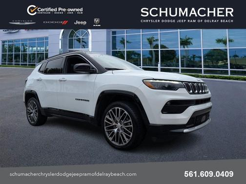 Bright White Clearcoat 2023 Jeep Compass Limited